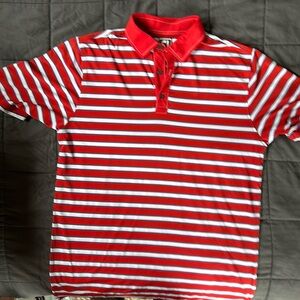Footjoy golf polo with Buffalo Hills Golf embroidered on left sleeve
